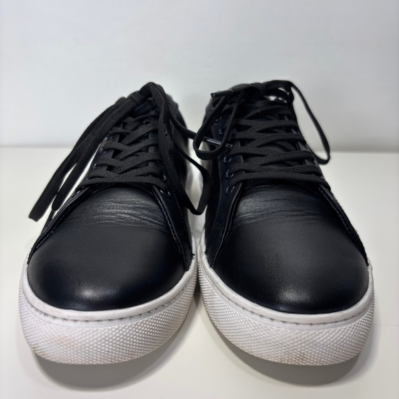Thursday Boot Company Black Leather Lace Up Sneakers Size 8 - Picture 4 of 13
